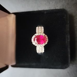 African Ruby (FF) Multi Gemstone Ring